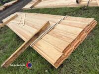 Timber - approx 153.5in x 6in skirting - 2