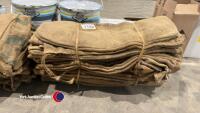 20 x hessian grain sacks, stored dry away form vermin - 2