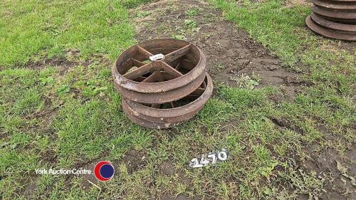 5 x Cambridge roller rings good condition