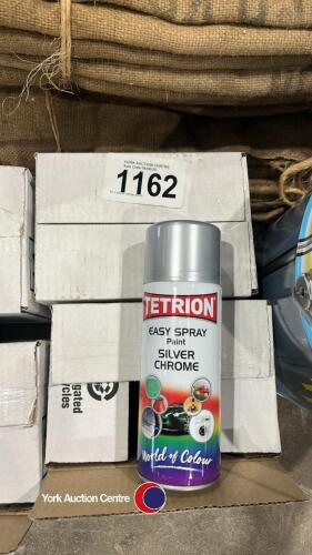 12 x silver spray paint