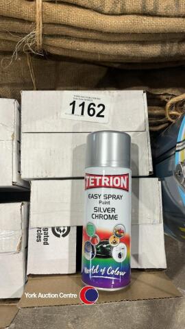 12 x silver spray paint