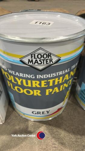 Grey floor paint