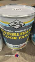 Grey floor paint