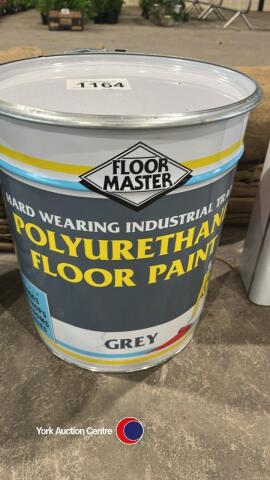 Grey floor paint