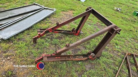 International front loader brackets