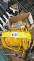Reel of 110v cable and box of sockets - 2