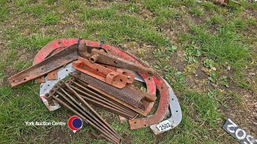 Ferguson T20 wing brackets and trailer side board iron work