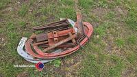 Ferguson T20 wing brackets and trailer side board iron work - 3