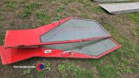 Pair of Massey Ferguson cab doors complete with glass - 2