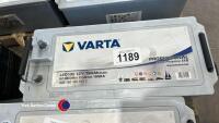 Varta starter battery, 190amp