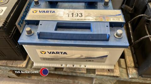 Varta starter battery, 95amp