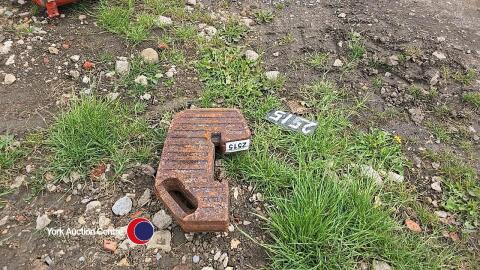 2 x Leyland tractor front weights