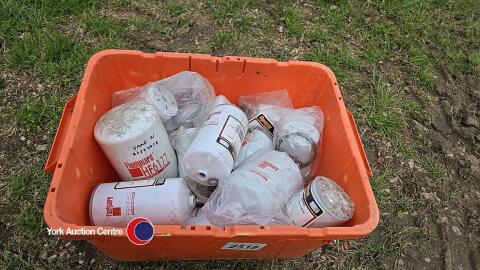 Box of fleetguard filters - New Holland filters