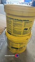 2 x large tubs of flooring adhesive. Carpet/ LVT / vinyl / laminate etc - 2