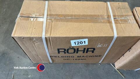 Brand new ROHR 2-in-1 welder tig/arc