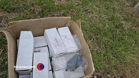 Box of new power steering filters - Delmann universal