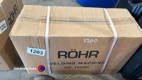 Brand new ROHR 2-in-1 welder tig/arc