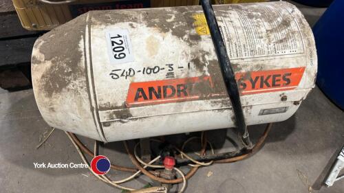 Andrews Sykes portable gas heater.