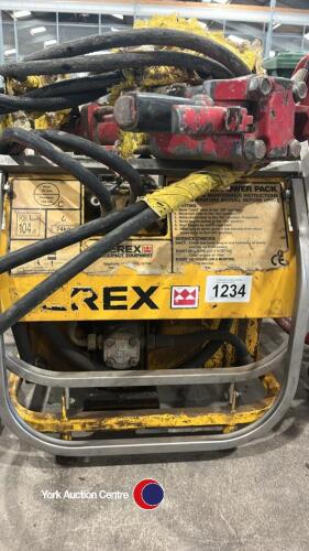 JCB Beaver breaker, runs but gun lacks power