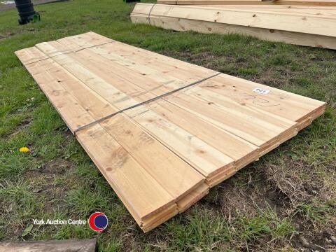 Timber - approx 118in x 4.5in T and G