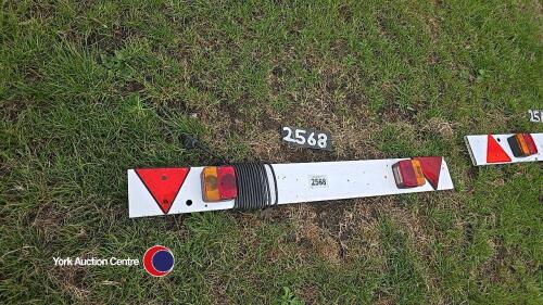 Trailer lighting board