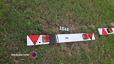 Trailer lighting board