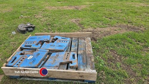 7 x Ford 40kg weights