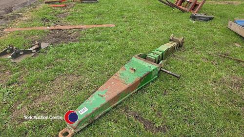 Spring drawbar for 12T Ken Wootton trailer