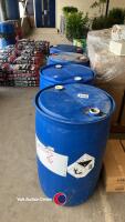 4 x 200L blue barrels, clean - 2