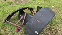 2 x pair of tractor front mudguards