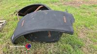 2 x pair of tractor front mudguards - 2