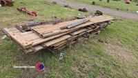 2 x wooden grain sides for tipping trailer, gc - 4
