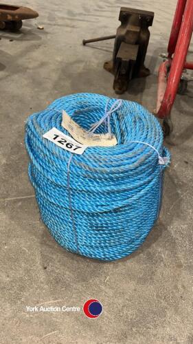 Ball of new size 8 rope, 220m long