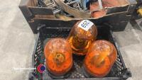 Box of amber flashing lights surplus to requirements - 2
