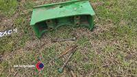 John Deere front toombstone c/w bolts