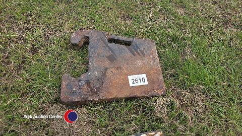 Case IH slab weight