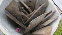 New genuine Gregoire Besson plough shares and bolts - 2