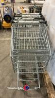 4 x four wheel farm shop trolleys - 3