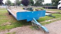 28ft bale trailer with ramps