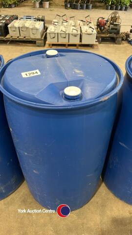 Clean 205L blue drums