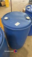 Clean 205L blue drums - 2
