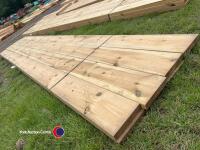 Timber - 8x approx 213in x 9.5in x 2in - 3