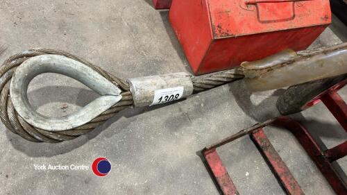 Heavy duty tow cable