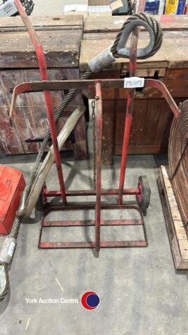 Gas bottle trolley
