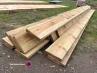 Timber - approx 213in x 9.5in x 2in - 3