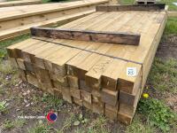 Timber - approx 82.5in x 3in x 3in - 2