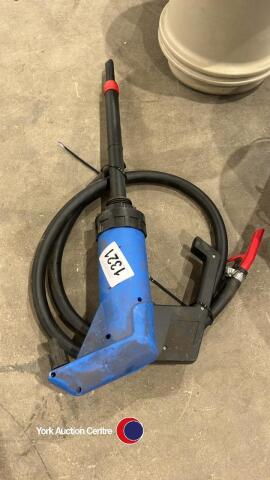 Tractor ad blue drum pump (new)