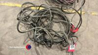 Tractor and machinery wire rope winch cable with clasp - 2