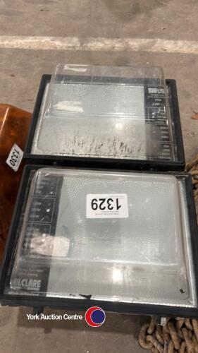 Quantity of outside lights, working when taken down
