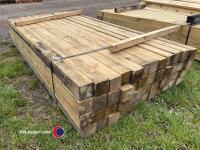 Timber - approx 82.5in x 3in x 3in - 2